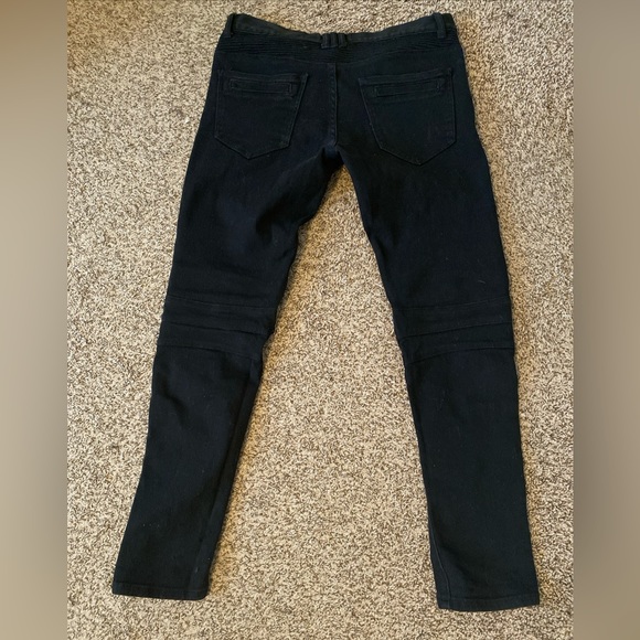 Dstakt Black Denim Jeans Men’s Size 32x32 Skinny Leg Hip Hop - Picture 8 of 13